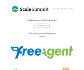 Scalesummit.org(Scale Summit) Screenshot