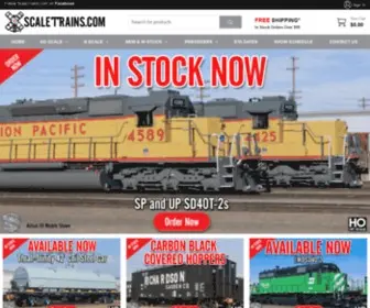 Scaletrains.com(Scaletrains) Screenshot