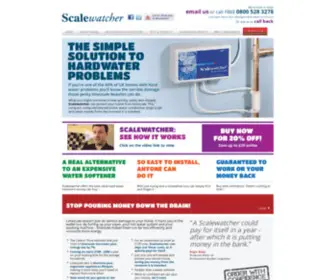 Scalewatcher.co.uk(ScaleWatcher Electronic Water Descaler) Screenshot