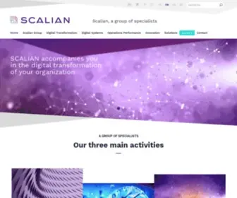 Scalian.com(Humans and technology to scale up sustainable performance) Screenshot