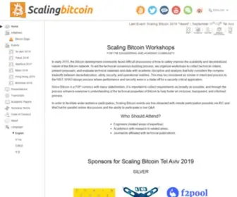 Scalingbitcoin.org(Scaling Bitcoin Workshop) Screenshot