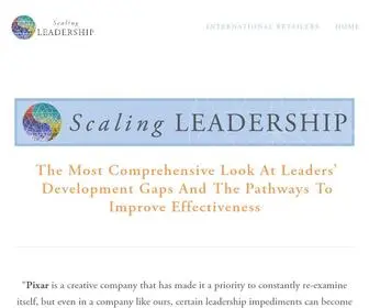 Scalingleadership.com(Scaling Leadership Book) Screenshot