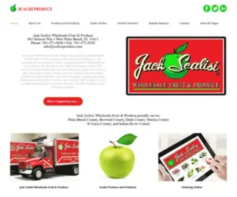 Scalisiproduce.com(Jack Scalisi Wholesale Fruit and Produce) Screenshot