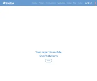 Scallog.com(Expert en robots logistiques) Screenshot