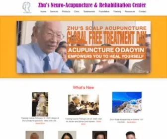 Scalpacupuncture.org(Zhu's Scalp Acupuncture) Screenshot