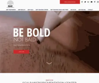 Scalppigmentationcenter.com(The Best Scalp Micropigmentation Treatment and Training Program) Screenshot