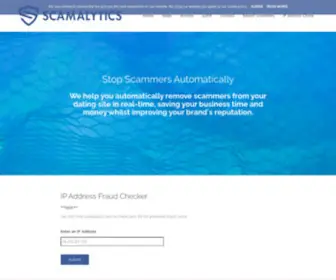 Scamalytics.com(Scamalytics) Screenshot