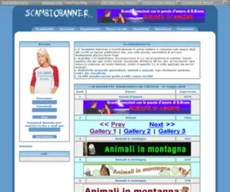 Scambiobanner.tv(Scambio Banner) Screenshot