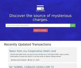 Scamcharge.com(Scam Charge) Screenshot
