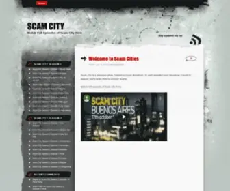 Scamcities.com(Scam City) Screenshot