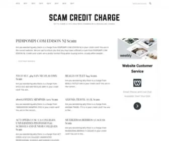Scamcreditcharge.com(Scam Credit Charge) Screenshot