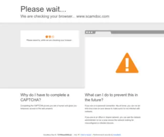 Scamdoc.com(Check if a website is legit or not) Screenshot