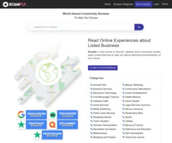 Scamfly.com(Fresh Customer Experince about Product/Company) Screenshot