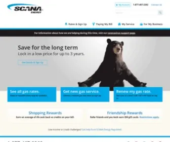 Scanaenergy.com(Atlanta, Georgia Natural Gas Company) Screenshot