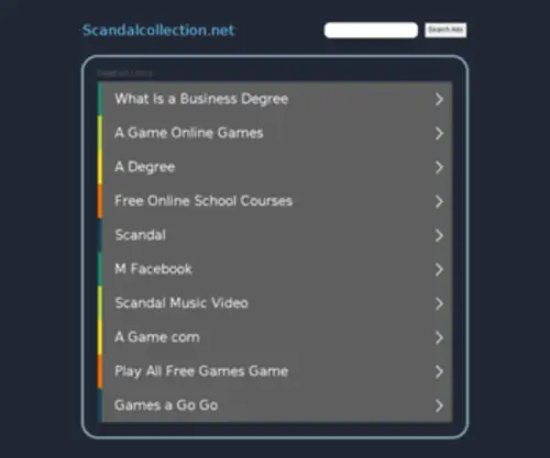 Scandalcollection.net(scandalcollection) Screenshot