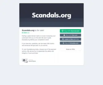 Scandals.org(Scandals) Screenshot