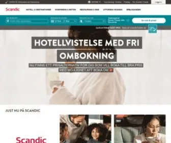 Scandic.se(Scandic Hotels) Screenshot