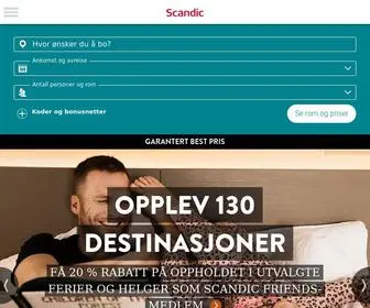 Scandichotels.no(Scandic Hotels) Screenshot