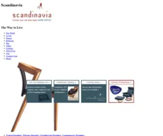 Scandinaviafurniture.com(Contemporary Furniture at Scandinavia Furniture) Screenshot