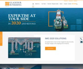 Scandinavian-Bunkering.com(Connect with Glander International Bunkering) Screenshot