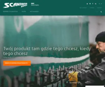 Scandinavian.com.pl(Spedycja, transport, przewozy Szwecja, Polska, Norwegia) Screenshot
