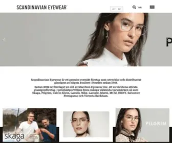 Scandinavianeyewear.se(Scandinavian Eyewear) Screenshot