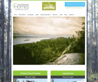 Scandinavianhomes.com(Timber Framed Homes) Screenshot