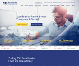 Scandinavianmarkets.com(Scandinavian Capital Markets) Screenshot