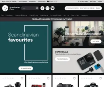 Scandinavianphoto.dk(Systemkameror, Kompaktkameror, Videokameror, Objektiv, Actionkameror) Screenshot