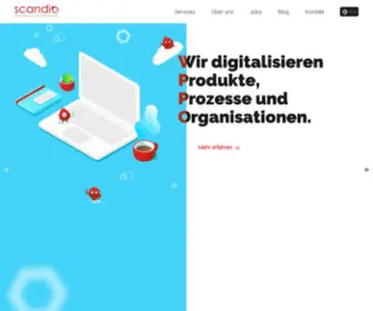 Scandio.de(Softwareentwicklung und IT) Screenshot