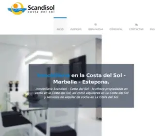 Scandisol.com(Inmobiliaria Costa del Sol) Screenshot