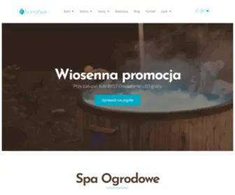 Scandispa.com(Ogrodowe Spa ze Skandynawii) Screenshot