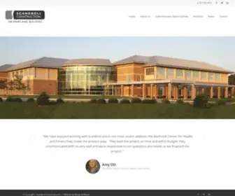 Scandroliconstruction.com(100 Years and Building) Screenshot