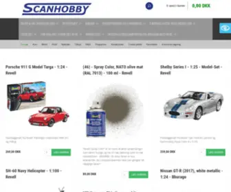 Scanhobby-Webshop.dk(Scanhobby Webshop) Screenshot