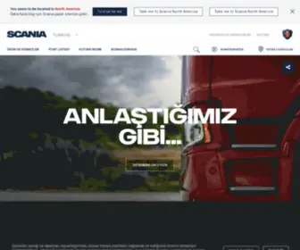 Scania.com.tr(Scania Türkiye) Screenshot