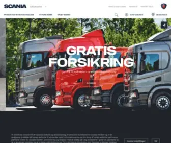 Scania.dk(Lastbiler, busser og servicel) Screenshot