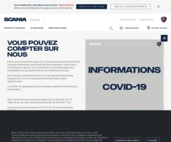 Scania.fr(Bienvenue chez Scania en France) Screenshot