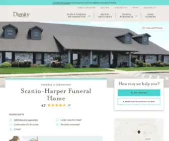 Scanioharperfuneralhome.com(Scanioharperfuneralhome) Screenshot