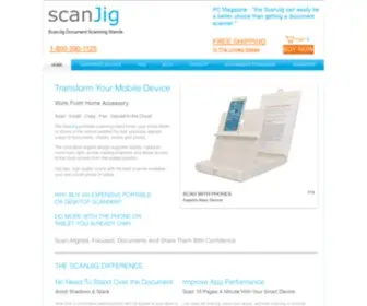 Scanjig.com(Scanning Stand For Mobile Phones & Tablets) Screenshot