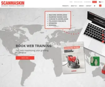 Scanmaskin.com(Grinding, Polishing & Blasting) Screenshot