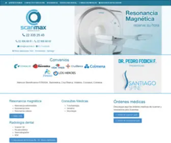 Scanmax.cl(Servicios de Salud) Screenshot