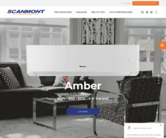 Scanmont.se(Värmepumpar) Screenshot