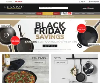 Scanpan.com(SCANPAN cookware collections) Screenshot
