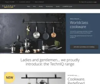 Scanpan.eu(SCANPAN cookware collections) Screenshot