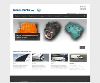 Scanparts.dk(Scan Parts ApS) Screenshot