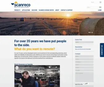 Scanreco.com(Home) Screenshot