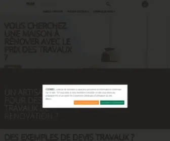 Scanrenovation.com(Travaux de rénovation) Screenshot