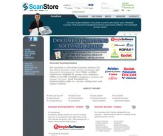 Scanstore.com(Your source for scanners) Screenshot