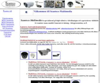 Scanteco.se(Scanteco Multimedia AB) Screenshot