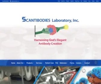 Scantibodies.com(Scantibodies Laboratory) Screenshot